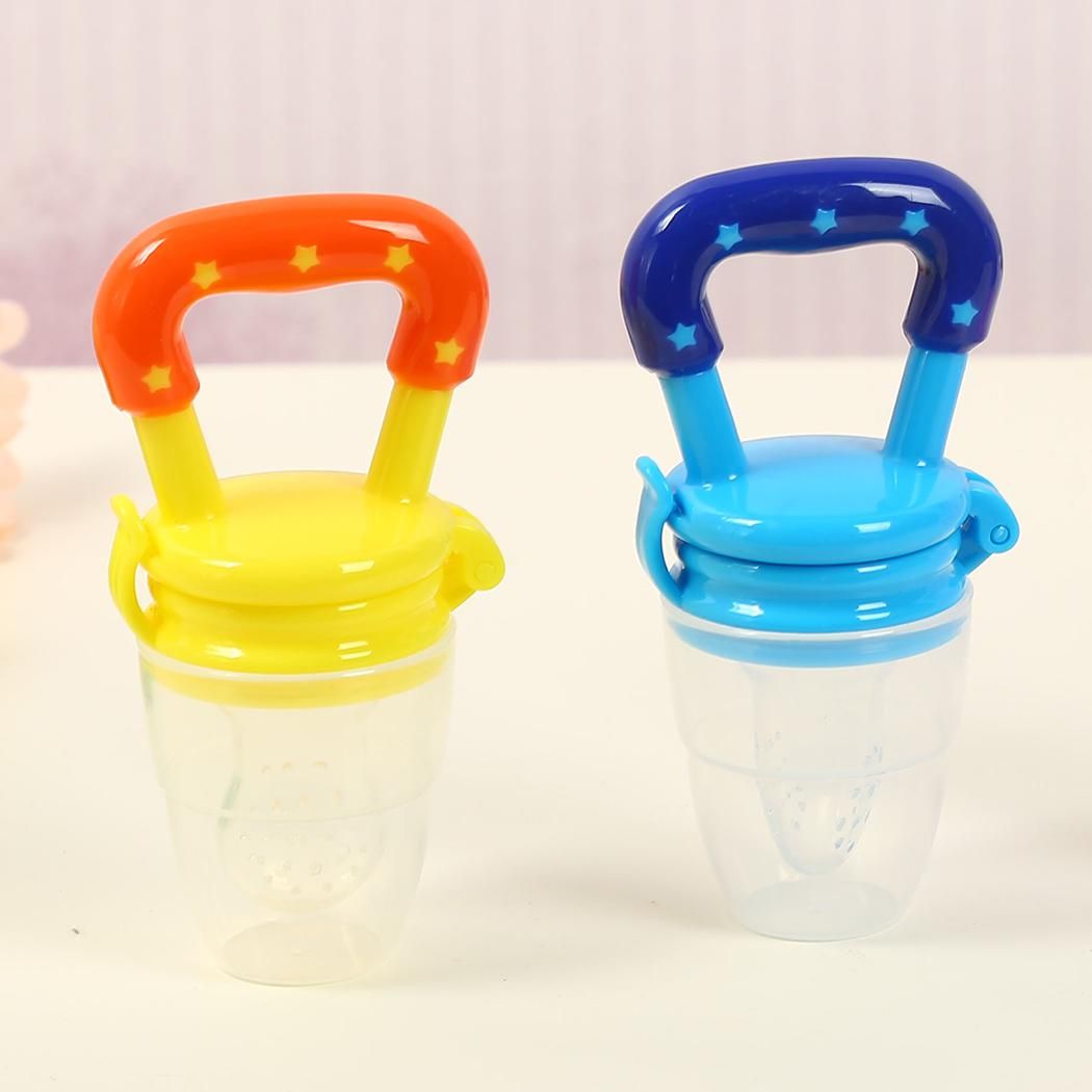 Infant Baby Silicone Grip Fresh Food Baby Feeder Pacifier Teething Toy