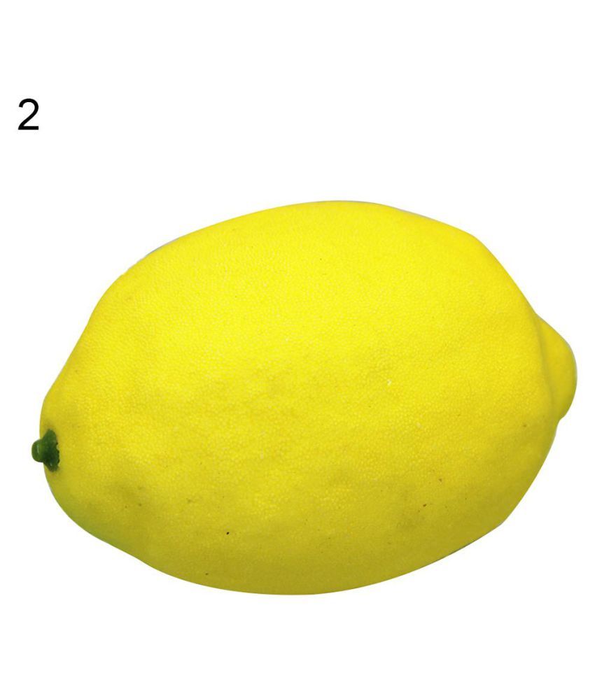 Fake Artificial Lemon Lime Foam Decorative Imitation Fruit Party