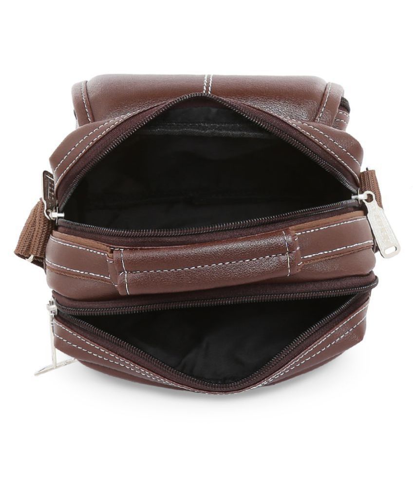 Leather World Brown Travel Pouch Buy Leather World Brown Travel Pouch