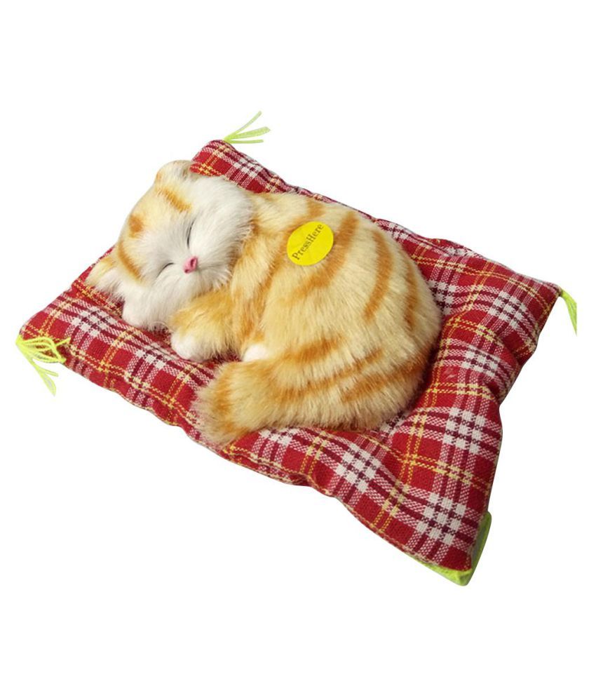 sleeping cat soft toy