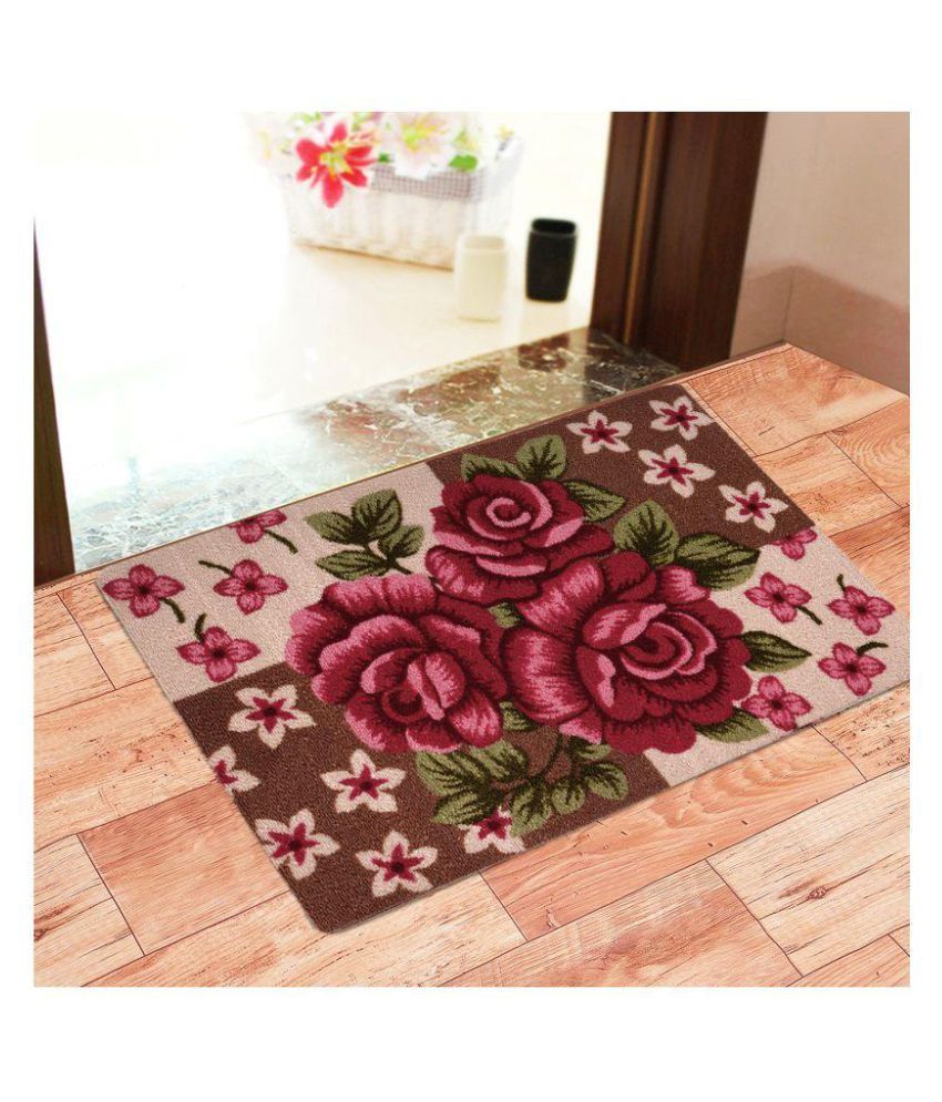     			E-Retailer Red Single Regular Outdoor Mat