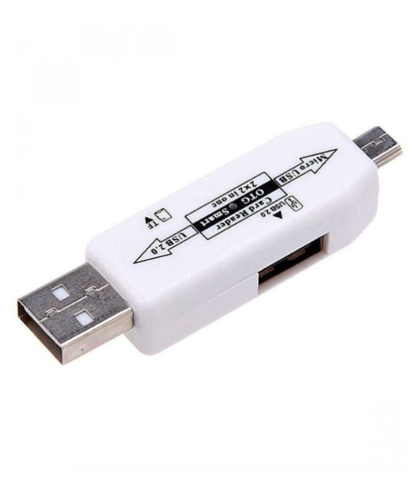 OTG Smart Connection Card Reader Kit to Attach Pendrive, Mouse, Keyboard Buy OTG Smart