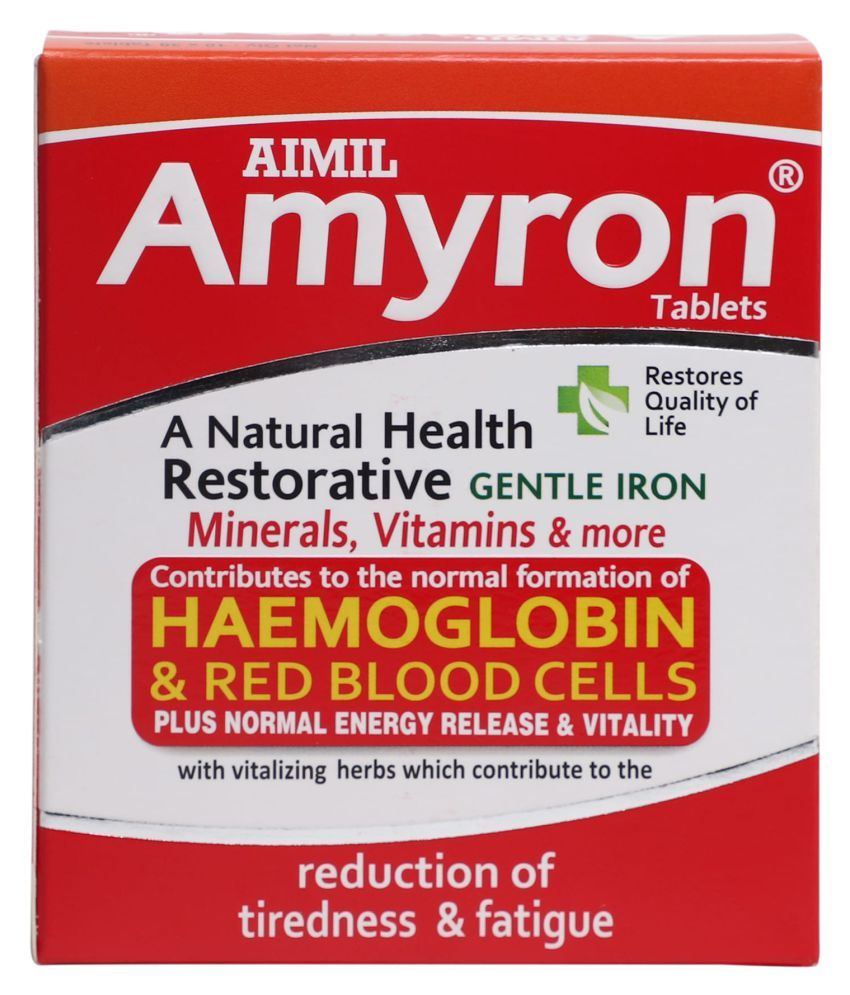 Aimil Amyron to Improve Haemoglobin Level Tablet 30 gm Pack of 3 Buy