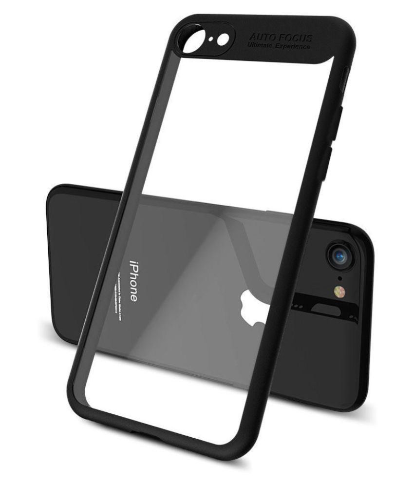 Apple iPhone 7 Bumper Cases DealClues Black TRANSPARENT BUMPER ALL