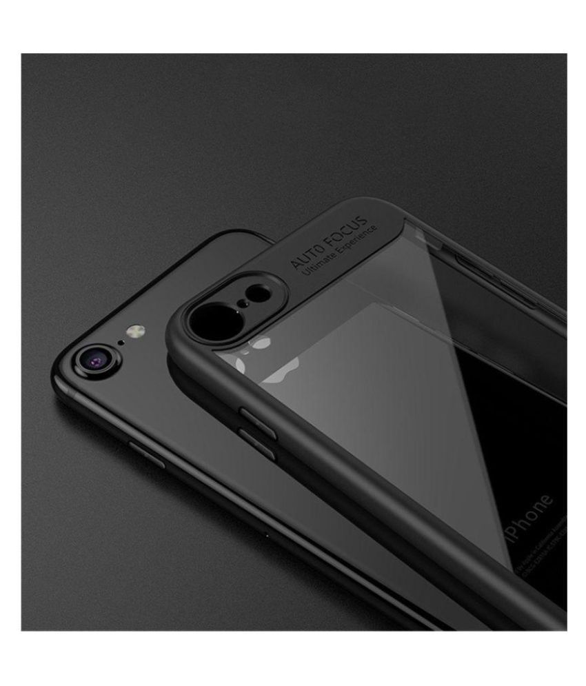 Apple iPhone 7 Bumper Cases DealClues Black TRANSPARENT BUMPER ALL