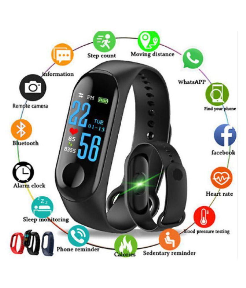 M3 Smart Band With Heart Rate Sensor 