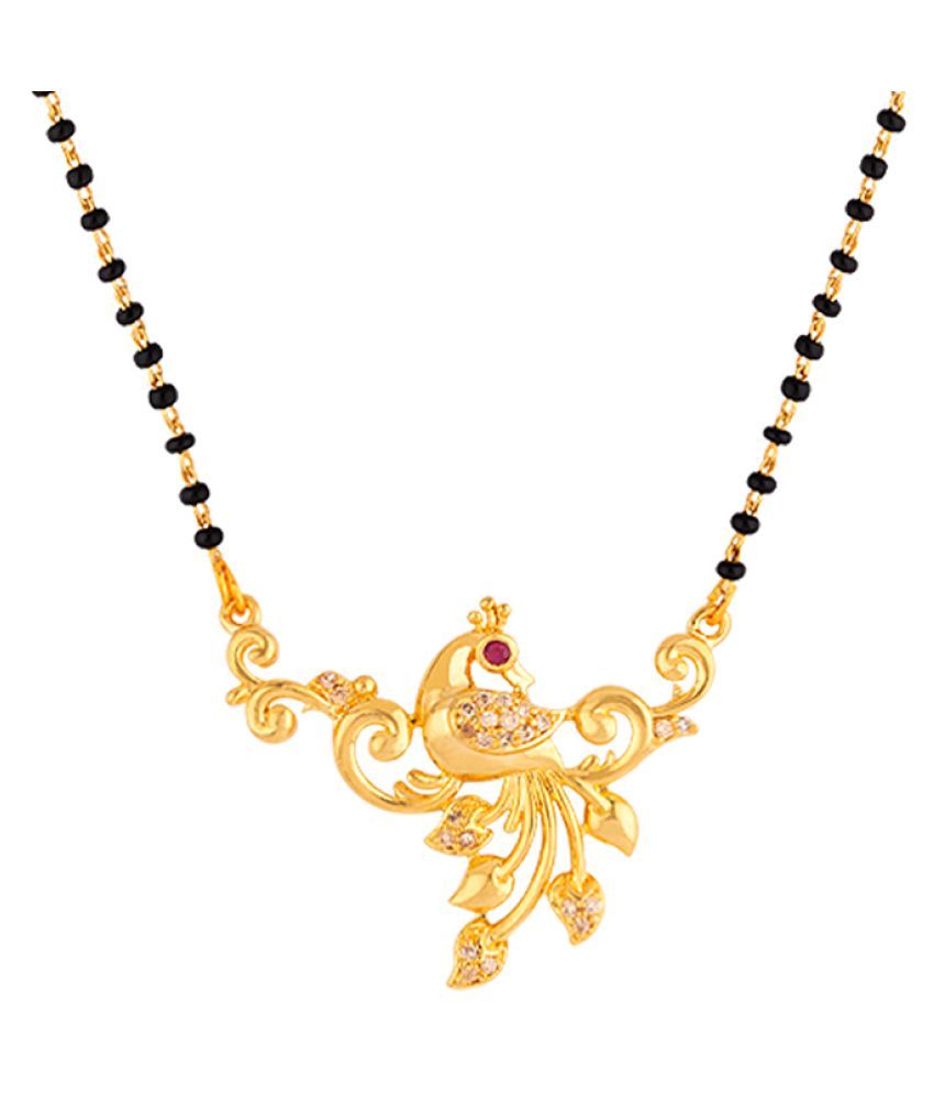 mayur name mangalsutra