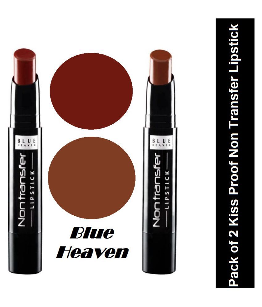 blue heaven non transfer lipstick truffle brown