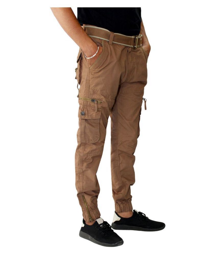 plt brown joggers