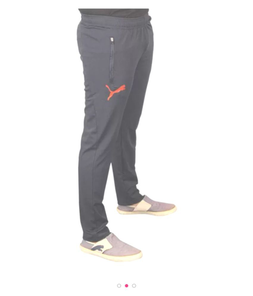 puma navy track pants