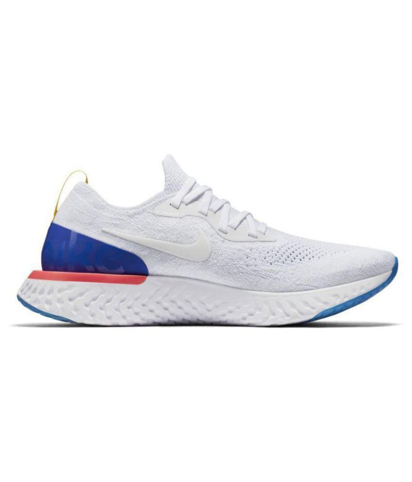 nike epic react flyknit bianche