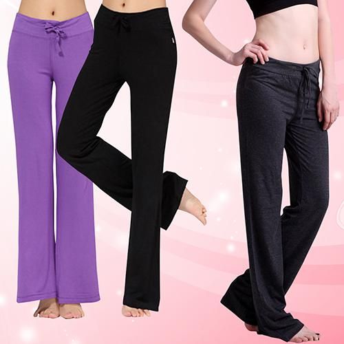 Buy Women's Fashion Soft Cotton Yoga Gym Fitness Running Sport Trousers
