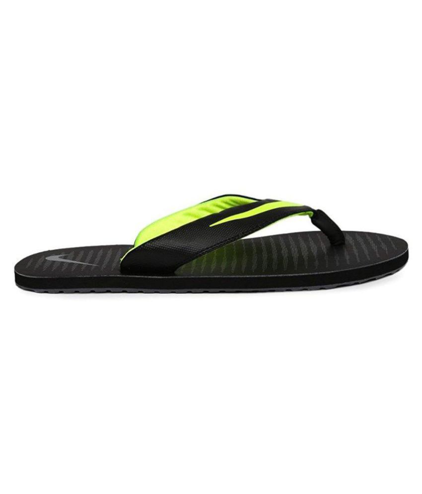 nike black thong flip flop