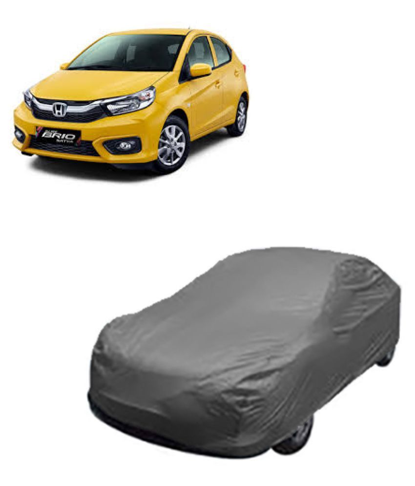 QualityBeast Full Car Body Cover for Honda Brio [20132015] (Grey) Buy