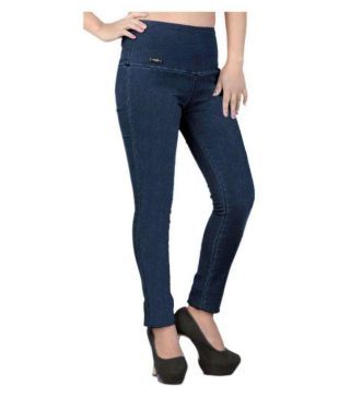 trusha dresses denim lycra jeggings