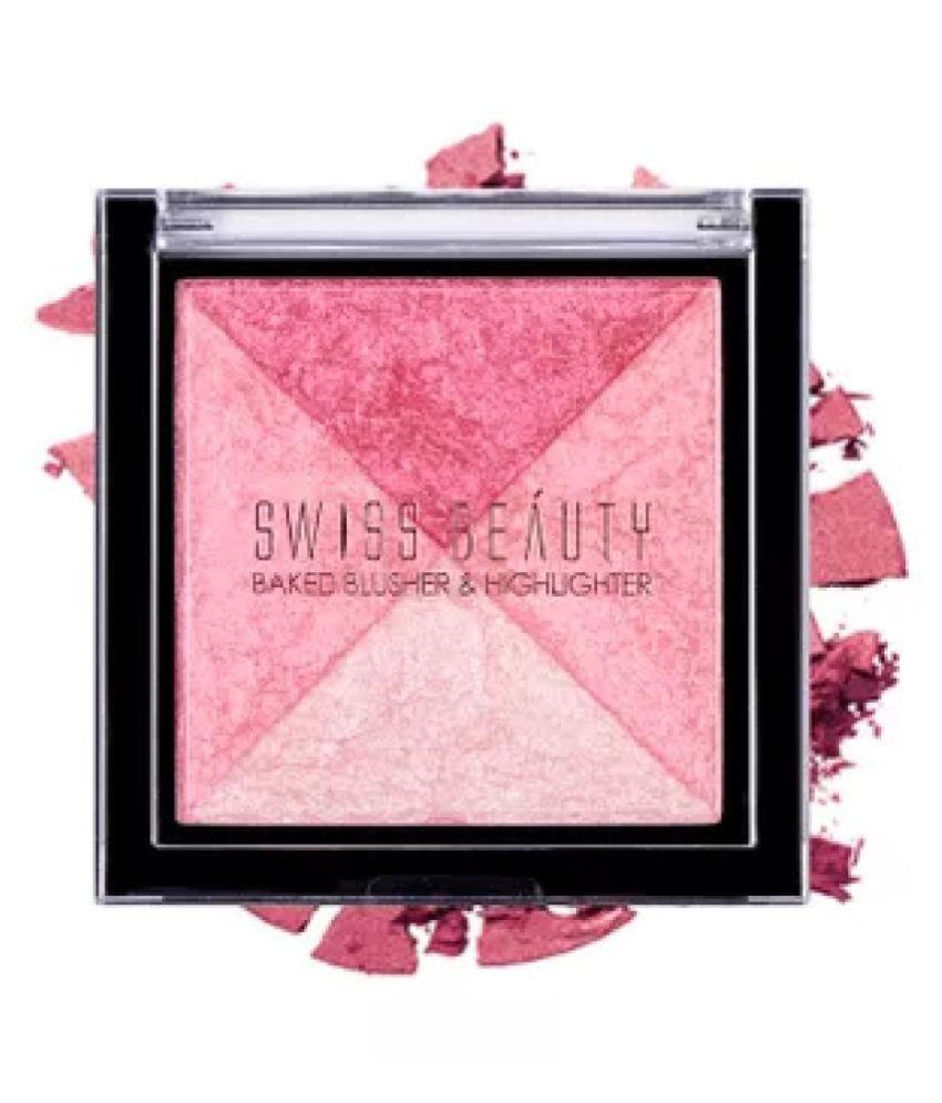     			Swiss Beauty Baked Blusher & Highlighter (Shade-03), 7gm