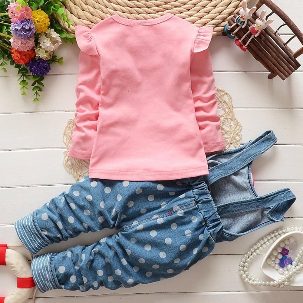 2pcs T Shirt Top Jeans Pants Casual Baby Kids Girls Clothes Set Outfits Buy 2pcs T Shirt Top Jeans Pants Casual Baby Kids Girls Clothes Set Outfits Online At Low Price