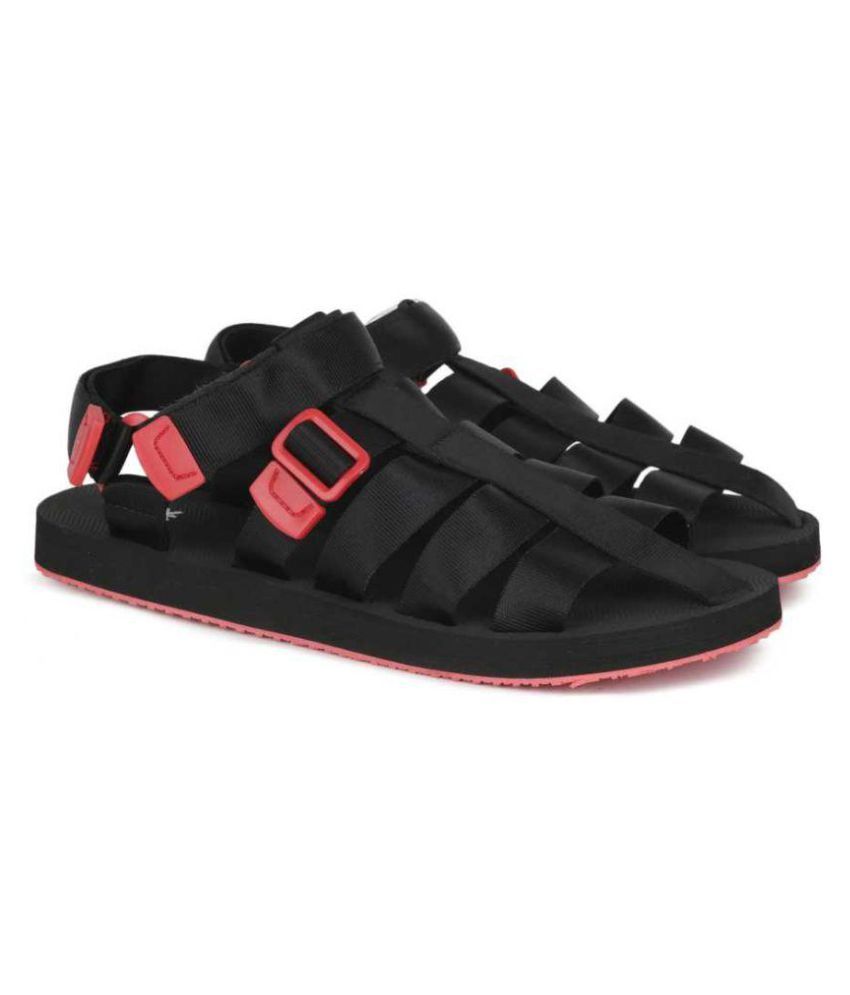 united colors of benetton men's leather sandals and floaters