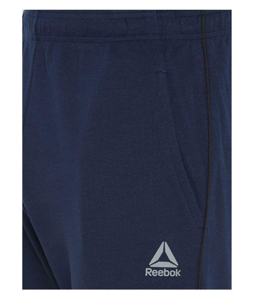 reebok blue track pants