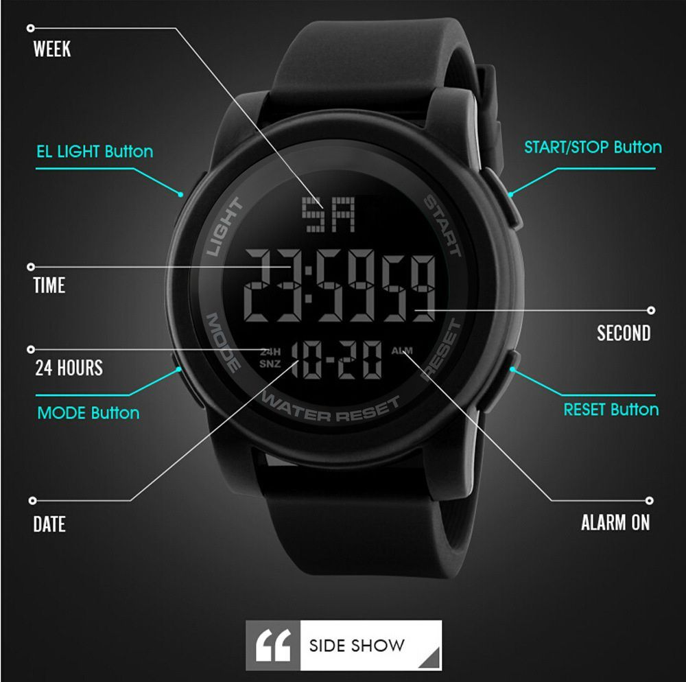 spyn analog digital watch