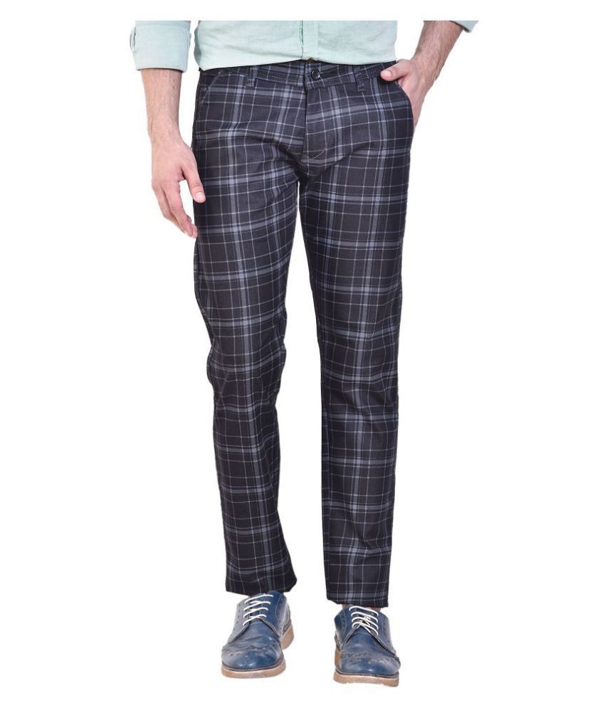 slim fit pleated pants