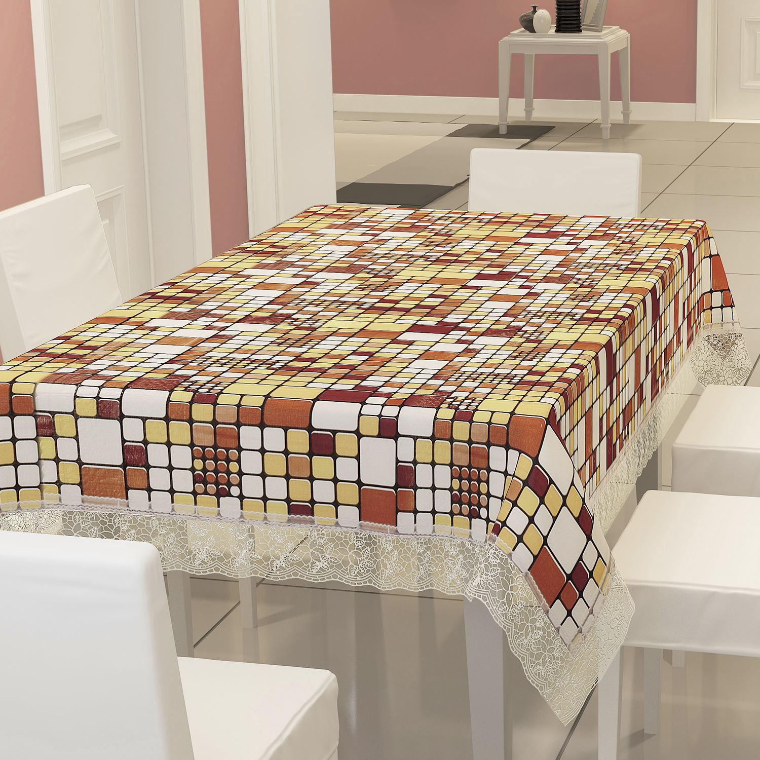     			E-Retailer 6 Seater PVC Single Table Covers