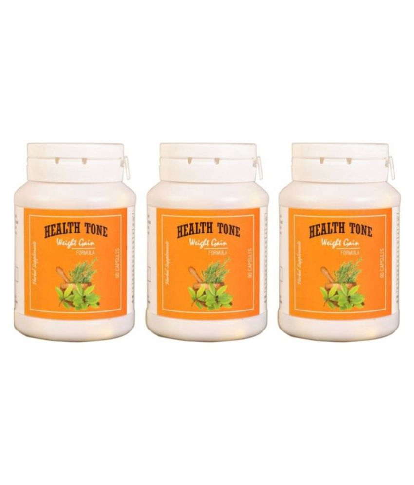 Health Tone HERBAL WEIGHT GAIN CAPSULES ( PACK OF 2 X 100 G ) 100 gm