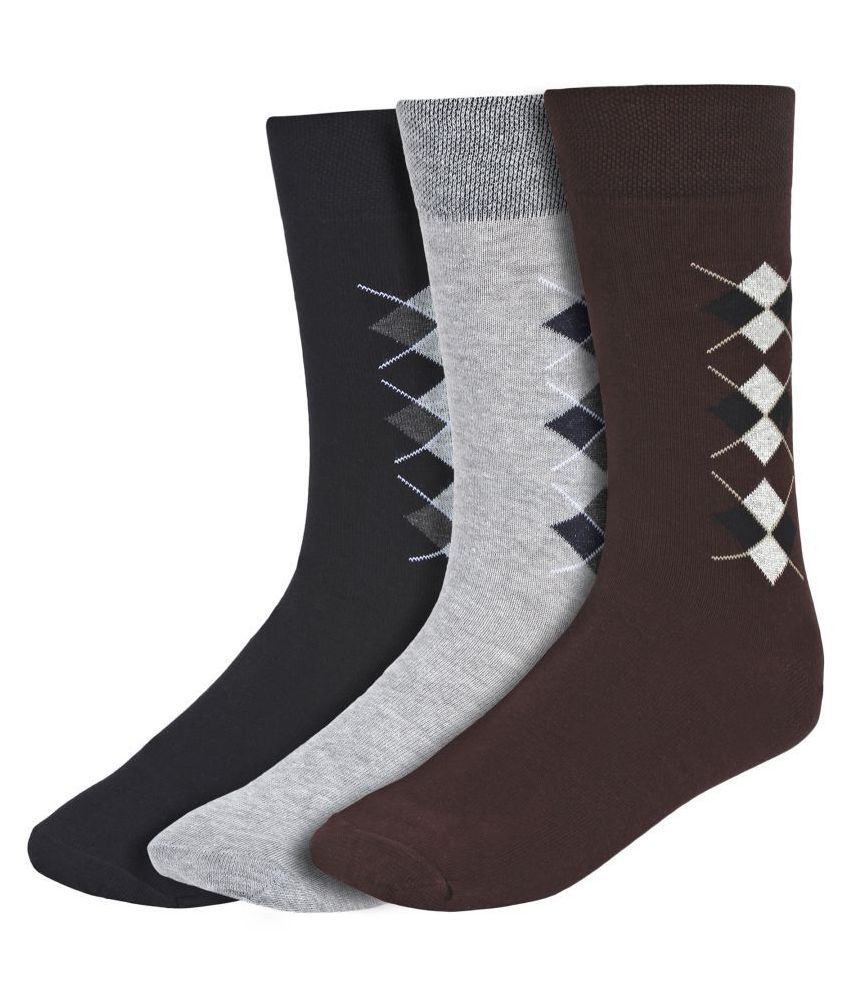 Creature Brown Formal Mid Length Socks