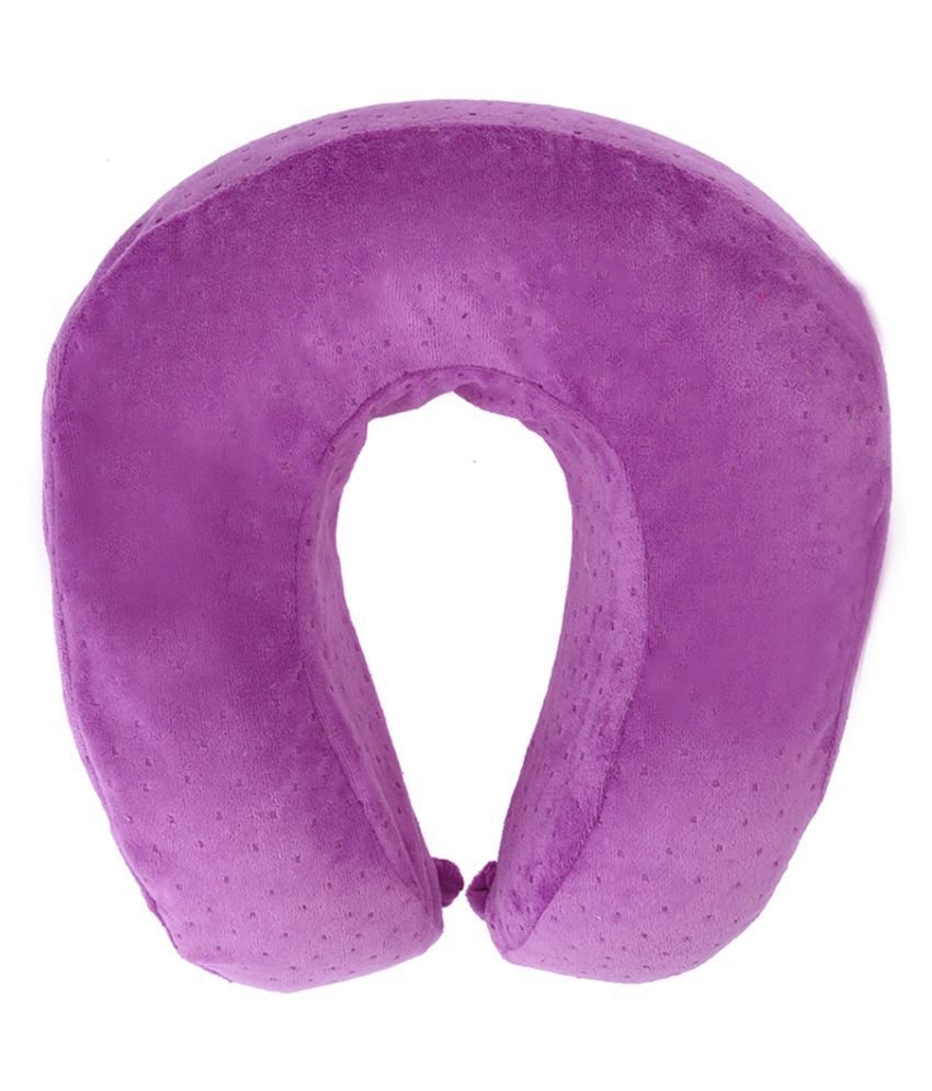     			House Of Quirk Purple Travel Pillow