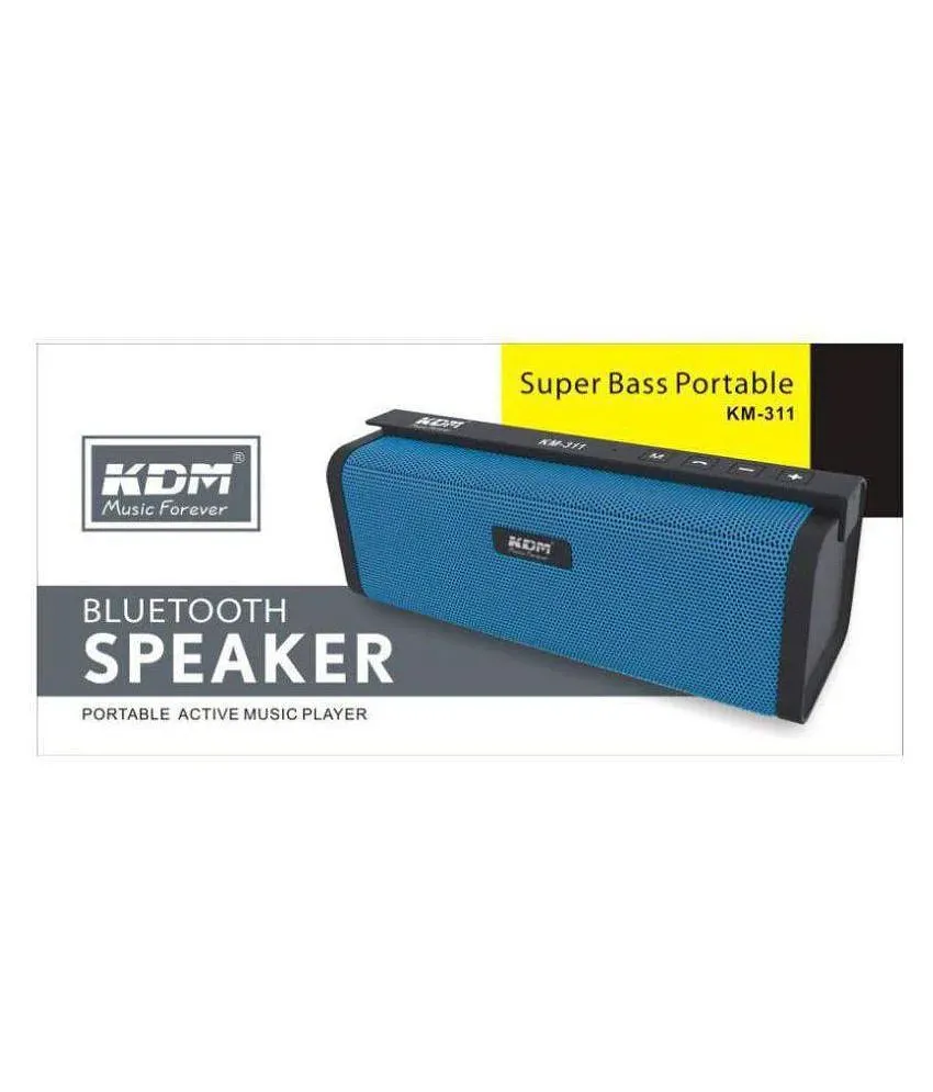 Kdm bluetooth speaker 311 discount