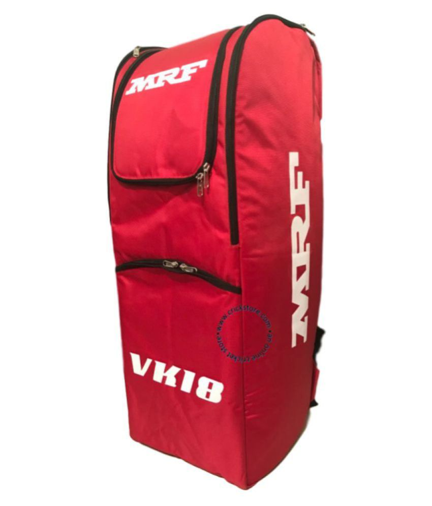MRF Genius VK 18 Duffle Cricket Kit Bag ( RED ) Buy Online at Best