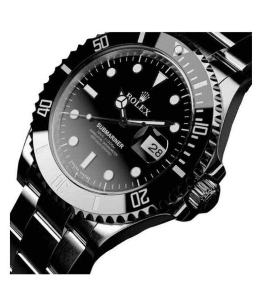 rolex watch black colour price