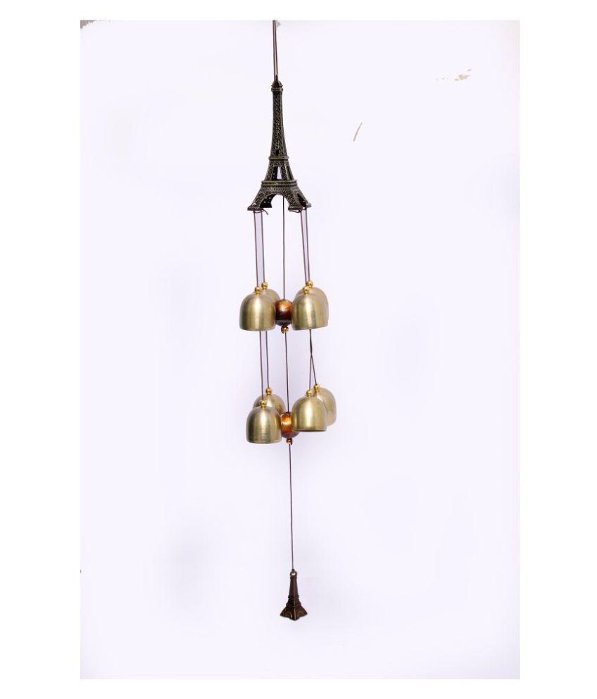 THE RAJASTHANI ART Wind Chime. Copper Rod Indoor Windchime Pack of 1