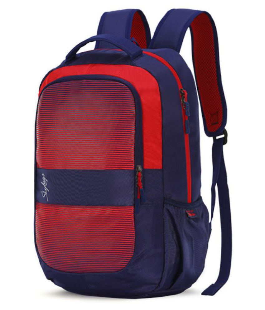 Skybags BLUE RED ZIA 02 Backpack - Buy Skybags BLUE RED ZIA 02 Backpack ...