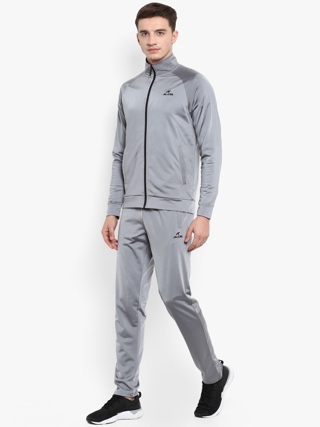 baggy grey tracksuit