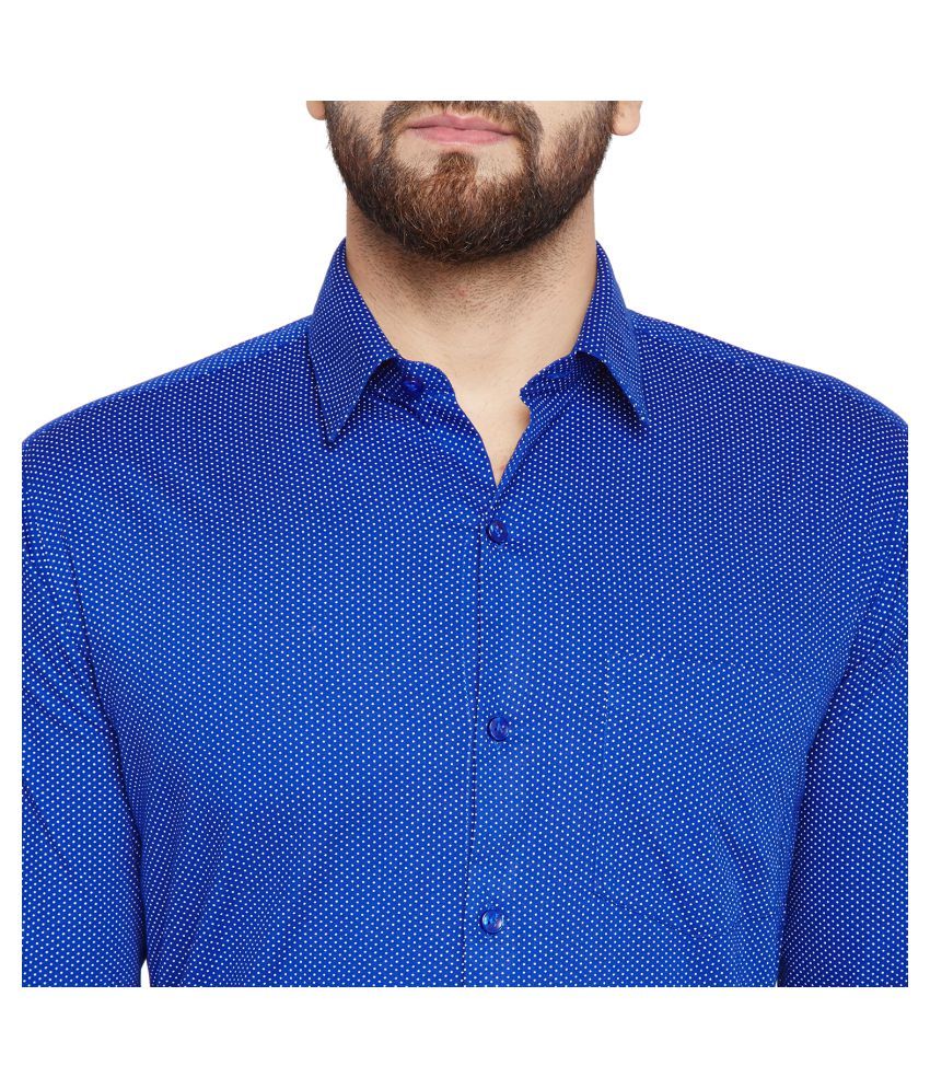 navy blue formal shirts for men