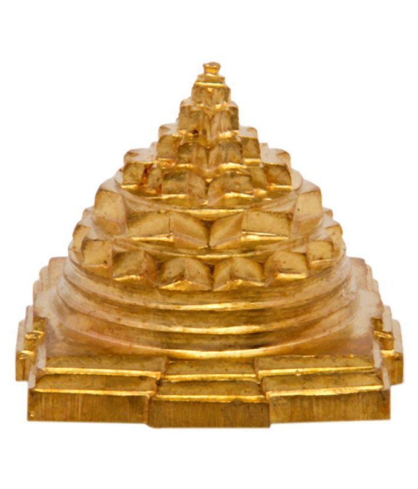     			Rattan Creation  Meru Shree Yantra In Brass Metal Pooja Shri Yantra For Prosperity And Luck