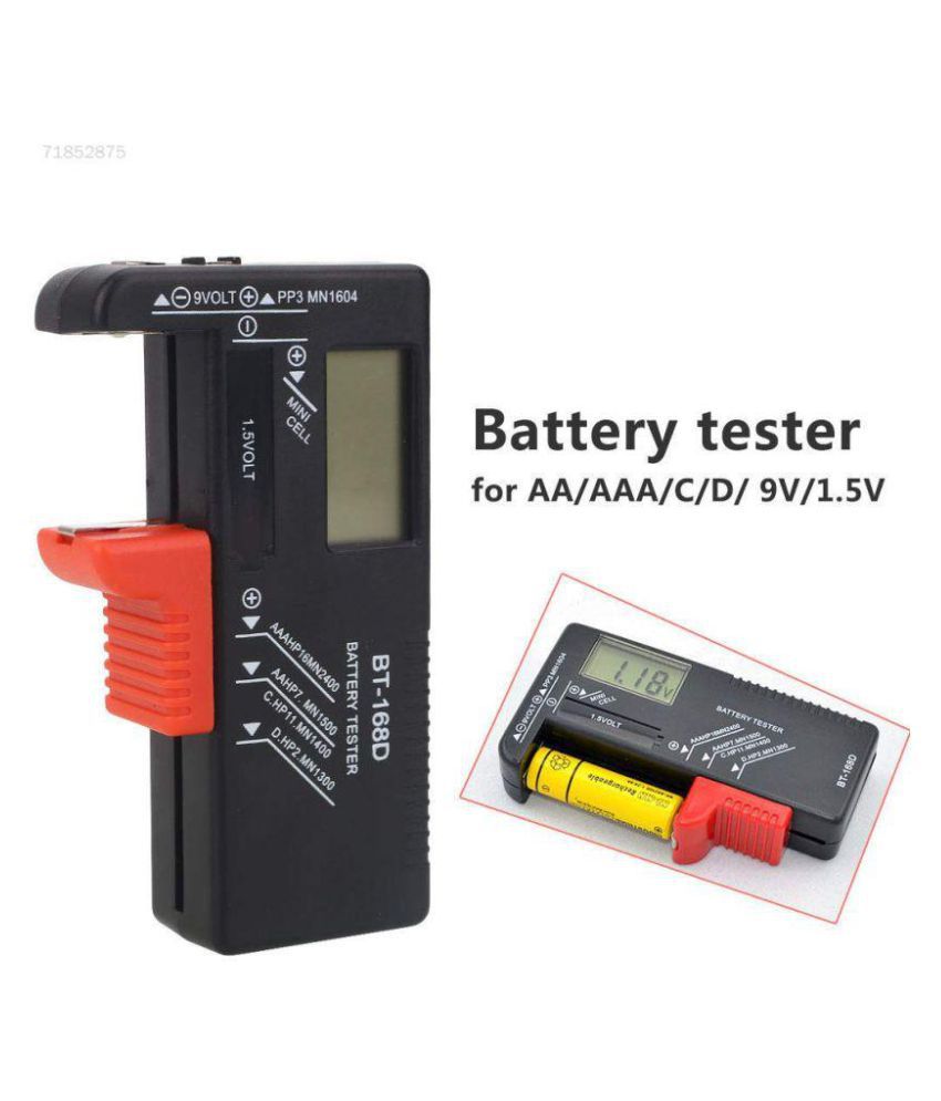 Buy Techtest Digital Universal Batteries Tester Checker Tool Check ...