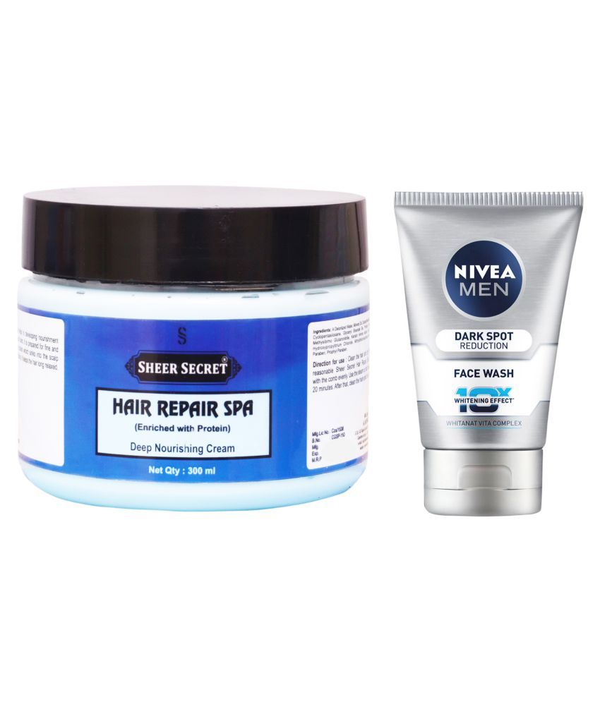 nivea face cream on hair