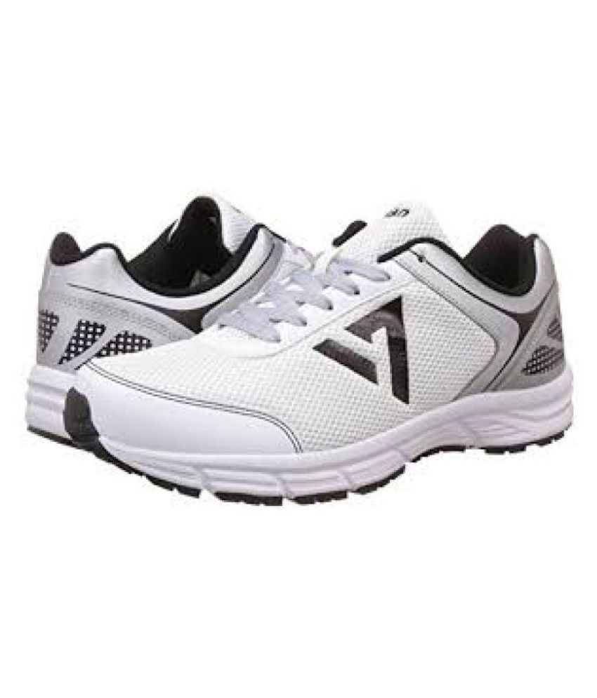 SEVEN by M.S. Dhoni White Running Shoes 