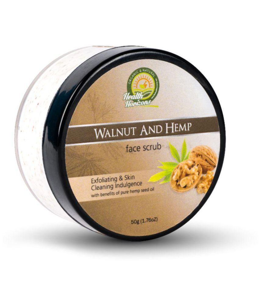 Health Horizons Walnut & Hemp Facial Scrub 50 gm Buy Health Horizons
