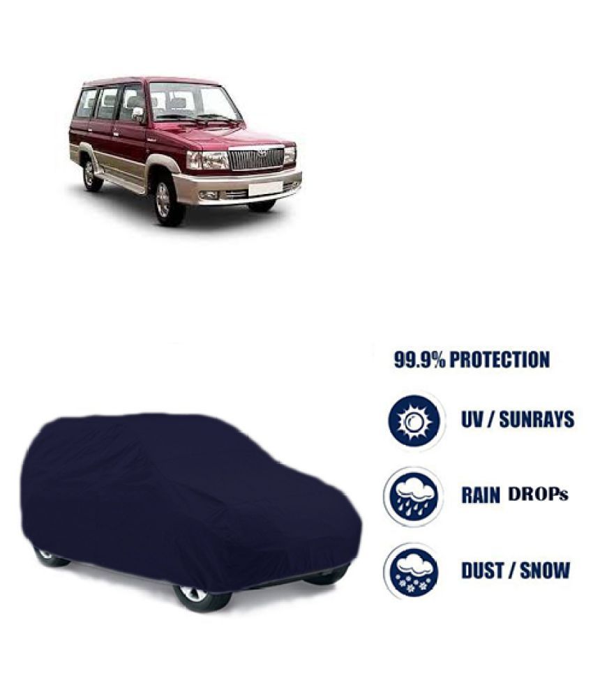 QualityBeast Car Body Cover for Toyota Qualis Blue Buy QualityBeast