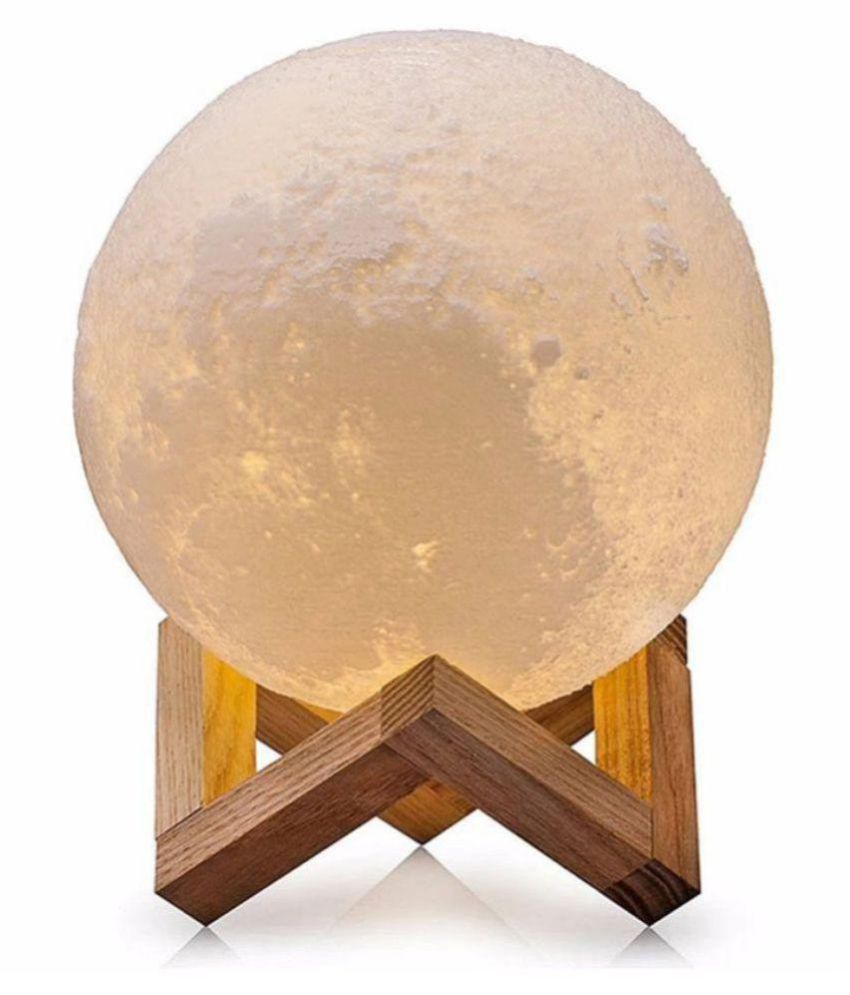 Moon Light Wireless Moon Lamp 15 Plastic Table Lamp Pack of 1 Buy