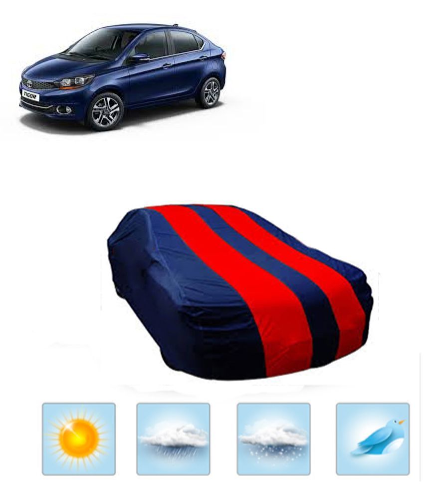 QualityBeast Car Body Cover for Tata Tigor Red Blue Buy QualityBeast
