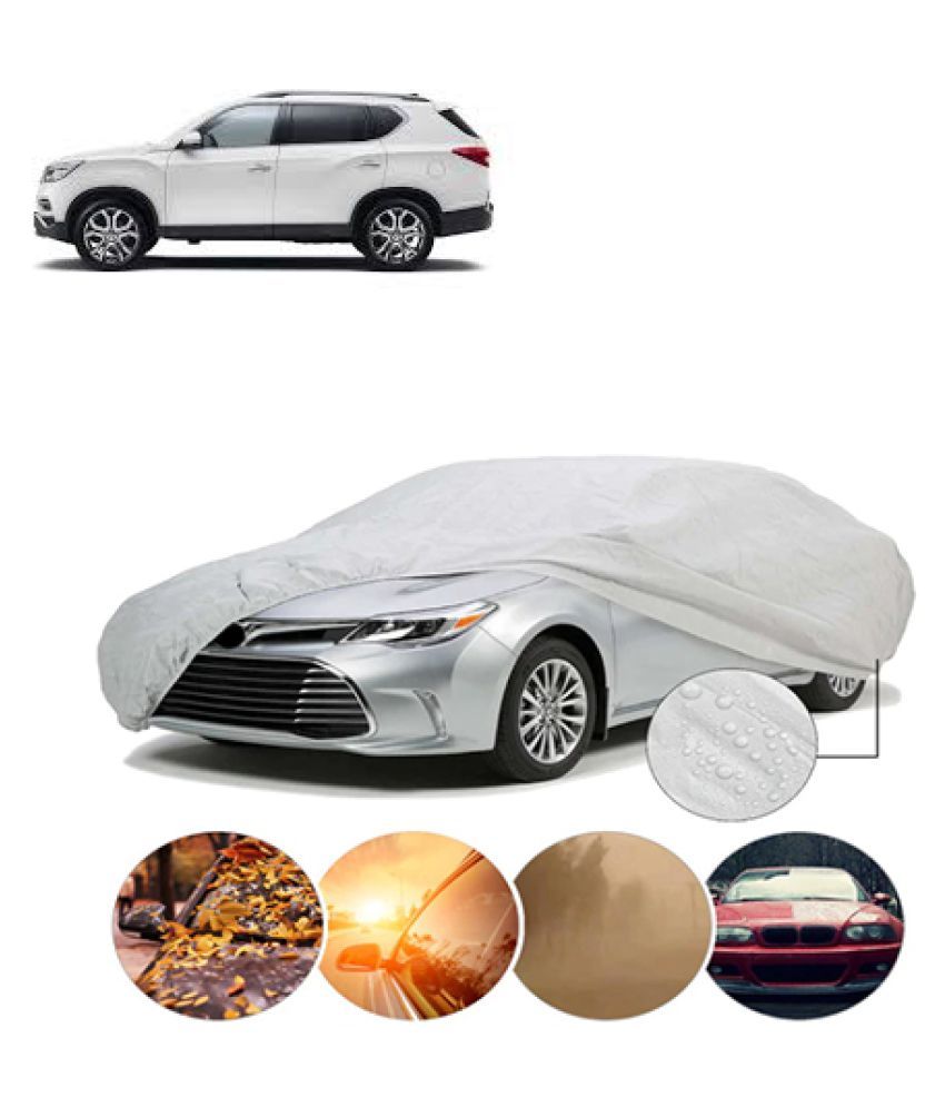 QualityBeast Car Body Cover for Mahindra XUV700 Silver Buy