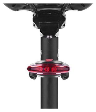 strauss bicycle flash tail light with laser