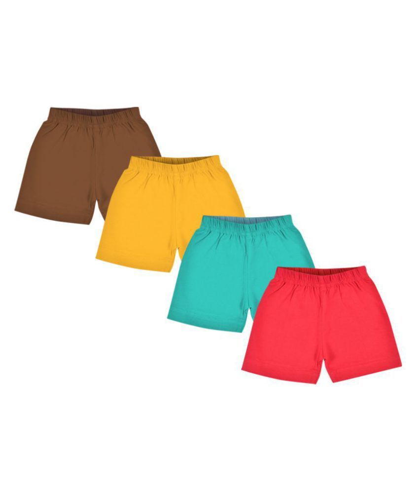     			Luke and Lilly Cotton Boy's Shorts - Pack of 4