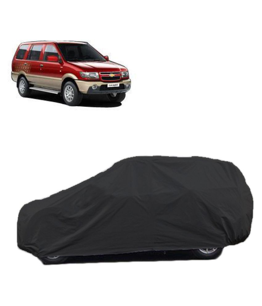 QualityBeast Car Body Cover for Chevrolet Tavera [20062012] Black Buy