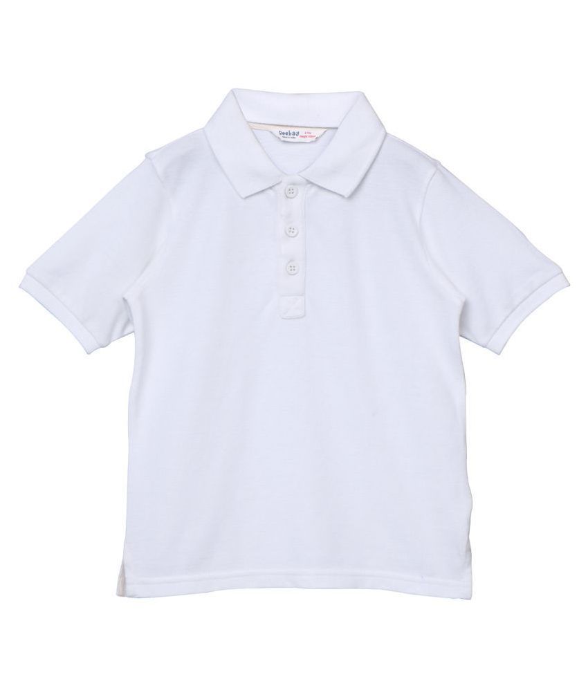 white tshirt collar