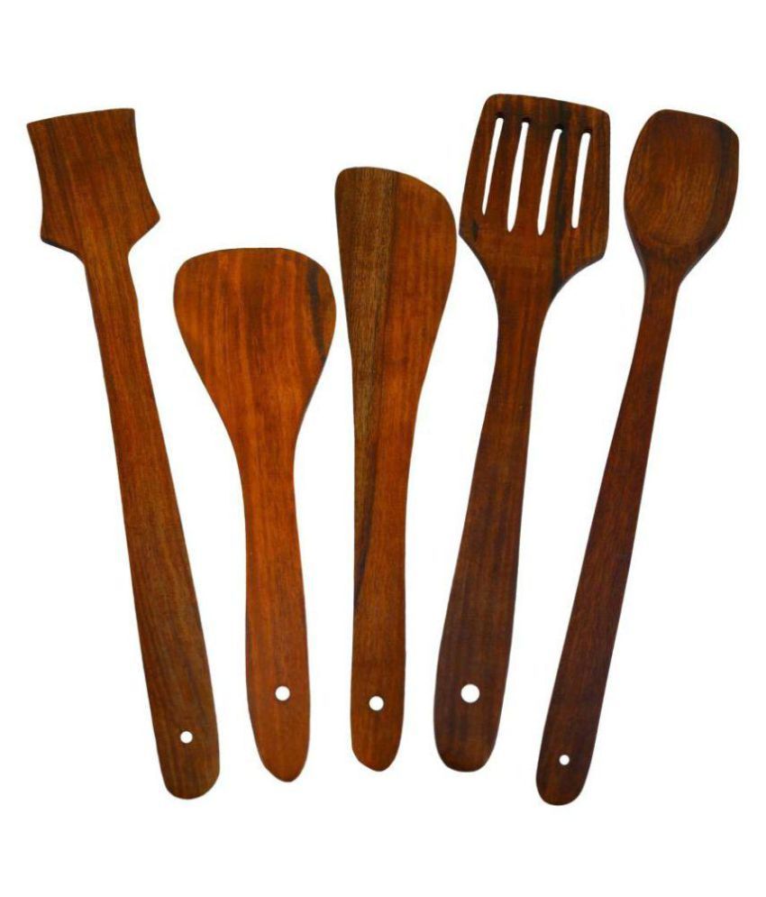 spatula set wooden